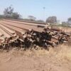 USED RAILS 55Q Steel rail train track - Image 2